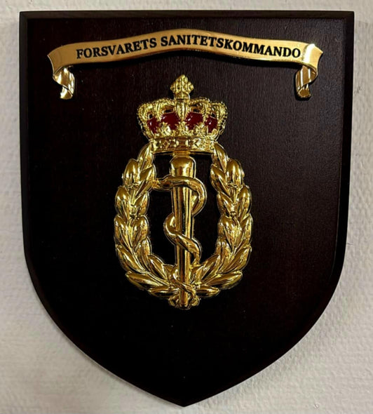 Forsvarets Sanitets Kommando (FSK) skjold, Guld