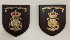 Bornholms Regiment skjold, Guld