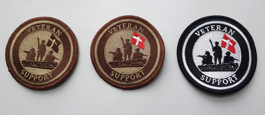 Veteransupport.dk Mærke MTS1/Rød