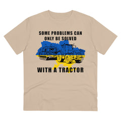 Ukraine Støtte T-shirt - Sand