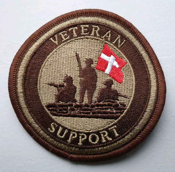 Veteransupport.dk Mærke MTS1/Rød