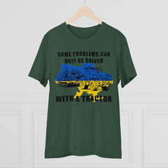Ukraine Støtte T-shirt - Flaskegrøn