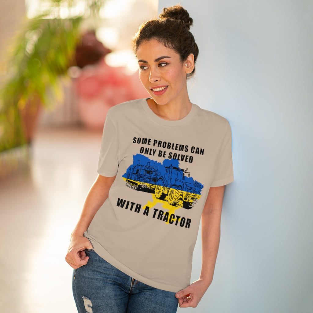 Ukraine Støtte T-shirt - Sand